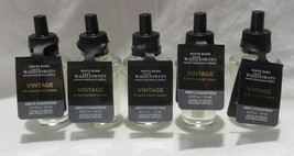 White Barn Bath &amp; Body Works Wallflower Bulb Lot Of 5 Vintage Men&#39;s Collection - £38.09 GBP