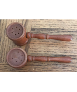 Antique Peace Pipe Salt And Pepper Shakers-VERY RARE VINTAGE-SHIPS N 24 ... - $210.28