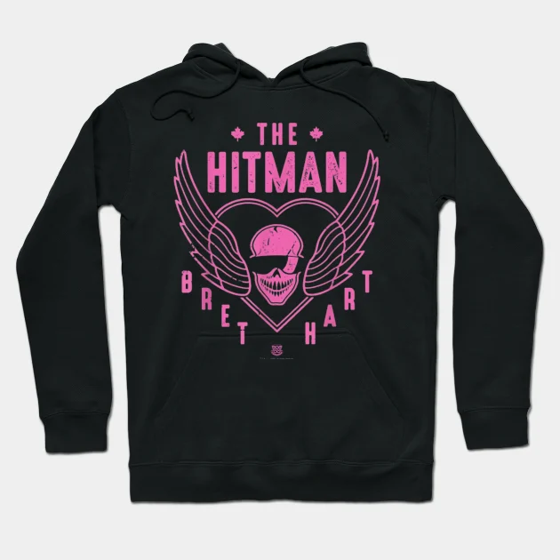 Bret Hart The Hitman Skull Hoodie - $36.99