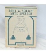 John W Schaum Note Speller Book One 1945 Piano Notes Teaching Reference - $16.25 CAD