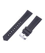 Wholesale Lot 5 quantity 20mm Black Silicone Rubber Watch Band Strap - £19.84 GBP