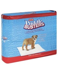 HEB Puddle Busters pee pads for pets 100ct. waterproof absorbent fast drying - £39.54 GBP