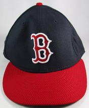 New Era Boston Red Sox Black &amp; Red 59Fifty Baseball Cap, Size 7-1/8 - £9.36 GBP