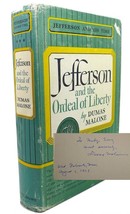 Dumas Malone Jefferson And The Ordeal Of Liberty, Vol. 3 Signed 1st 1st Edition - $148.69