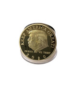 Color: GOLD - Keep America Great President Trump Coins In Gold And Silver - $55.28 CAD