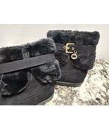 GBG Los Angle Womens Faux Fur Cozy  Ankle Boots in Black US SIZE 7 - €16,22 EUR