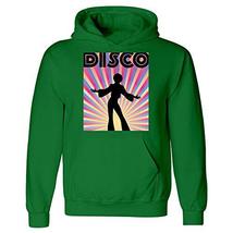 Kellyww Disco 70&#39;s Retro Dancing Dancer Party Costume - Hoodie Irish Green - £52.95 GBP