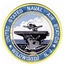 4.5&quot; Navy Air Station Wildwood New Jersey Embroidered Patch - £22.79 GBP