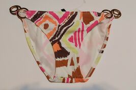 RADIO FIJI SIZE M WOMENS BIKINI BOTTOM GOLD RINGS MSRP $ 40.00 NWT - $22.76