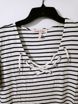 Harlow &amp; Rose Multicolor Stripes Short Sleeve Tunic Dress M - $21.00