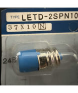 1PCS LETD-2S IDEC E12/15 Screw Base LED Lamp 24V AC/DC 11mA Blue - £3.94 GBP