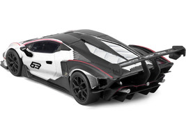 Lamborghini Essenza SCV12 #63 White Black Squadra Corse Race Series 1/24 Diecast - $39.64