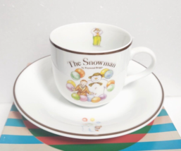 The Snowman Cup and saucer 1997 Old Rare Made in Japan - £72.19 GBP