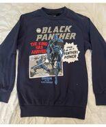 Kids Marvel Pullover Sweater Large Comic The Black Panther Power Sweatshirt - $278.59 MXN