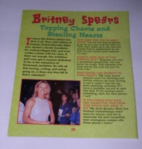 Britney Spears Photo Clipping Vintage 2000 Kidsbooks Will Smith - $14.99