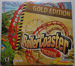 Windows Roller Coaster Tycoon Gold Edition 3 CDs 2002 - £6.25 GBP