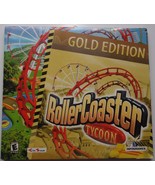 Windows Roller Coaster Tycoon Gold Edition 3 CDs 2002 - $7.99