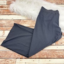 Eileen Fisher Stretch Jersey Knit Elastic Waist Straight Leg Pants Sz MD Gray - £34.93 GBP