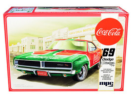 Skill 3 Snap Model Kit 1969 Dodge Charger RT Coca-Cola 1/25 Scale Model MPC - £35.00 GBP