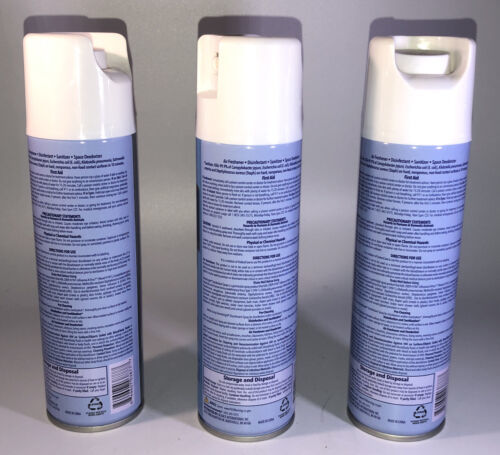 3ea 7.5oz  Spray Cans,Kills 99.9% of Germs-Linen Scent-BRAND NEW-SHIP N 24HR Item image 3