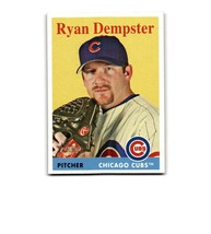 2007 Topps Heritage Chicago Cubs Baseball Card #198 Ryan Dempster - £1.55 GBP