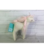 Crate and Barrel Kids Mythical Plush Unicorn Stuffed Animal Toy Off Whit... - £40.70 GBP