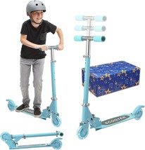 Scooters For Kids 3-8, Kick Scooter Foldable, 2 Wheel Scooter With, Max ... - $37.98
