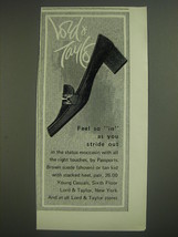 1974 Lord &amp; Taylor Passports Shoes Ad - Feel so in as you stride out - £14.54 GBP
