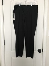  Larry Levine Women&#39;s Black Pants Modern Fit Size 14 Regular - £31.01 GBP