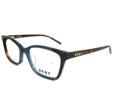 DKNY Eyeglasses Frames DK5034 240 Clear Blue Brown Tortoise Cat Eye 53-17-135 - £55.87 GBP