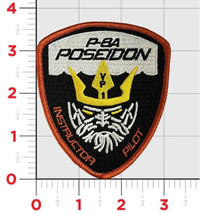 VP-1 P-8 Screaming Eagles Poseidon Instructor Pilot Embroidered Hook Loop Patch - £27.96 GBP