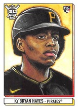 2021 Topps Big League Art Of The Game #ATGKH Ke&#39;Bryan Hayes RC Rookie Card ⚾ - £0.70 GBP