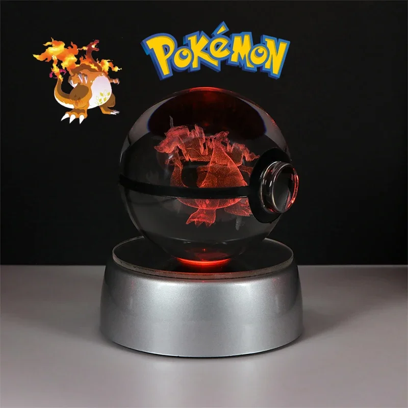 Gigantamax Charizard Perfect Gift! Pokemon 3D Crystal Ball - $10.85