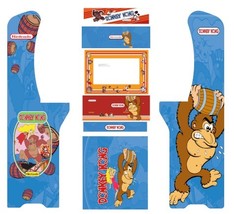 Atgames Legends Ultimate ALU Donkey Kong 1 Retro design decal Arcade Cabinet art - £103.45 GBP+