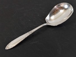 National Silver KING EDWARD Smooth Casserole Spoon 8-5/8&quot; Silverplate 1936 - $19.79
