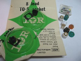 Round Can IC Socket Assorted Sizes Types - Used Pulls Qty 9 - £7.46 GBP