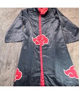 Naruto Shippuden Akatsuki Robe Costume Cosplay Anime Manga Black Red L/XL - $1,497.53 MXN
