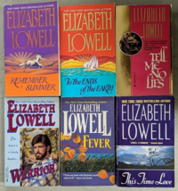 Elizabeth Lowell Remember Summer  To The Ends Of The Earth Tell Me No Lies Th X6 - £13.41 GBP