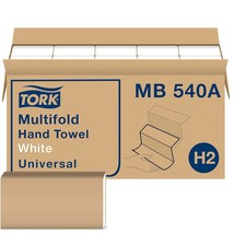 Tork Multifold Hand Towel White H2, Universal, 100% Recycled Fibers, 16 ... - $73.99