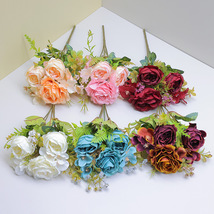 6 colors Artificial rose Flowers bouquet | Rose Decor |Floral Accessories - €4,33 EUR