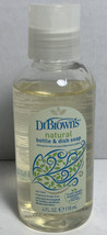 Dr Brown&#39;s Natural Bottle &amp; Dish Soap-Plant Based Ingredients  4 Oz New  - £6.22 GBP