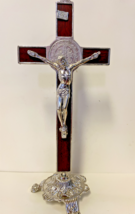 Saint Benedict 8.75&quot; Standing Crucifix,  New **LAST ONE** - £31.64 GBP