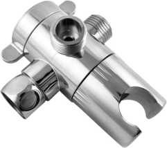 3 Way Shower Diverter Valve 1/2” with Hand Shower Cradle  - $14.03