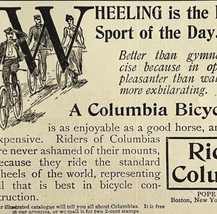 Columbia Bicycles 1894 Advertisement Victorian Pope Bikes Wheeling ADBN1u - $19.99