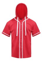 Hooded Baseball Jersey - £26.73 GBP