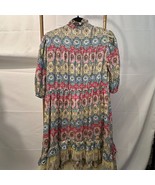  Whimsical Floral Ruffle Maxi Dress – Kitsch Pop Edition Sz S  - $75.74