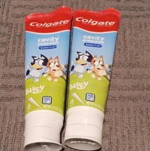 2 Pack Colgate Kids Cavity Protection Toothpaste Bluey Bubble Fruit 4.6 oz(MO17) - £11.66 GBP