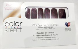 Color Street RUSSIAN AROUND FMG150 Nail Polish Strips 16 Easy Peel Red B... - $12.99