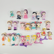 Dollhouse Miniatures Garden Micro Landscape Figurines Mermaids Cake Toppers Lot  - £11.75 GBP