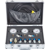 VEVOR Hydraulic Pressure Test Kit, 25/40/60Mpa/9Couplings, Excavator Par... - £71.20 GBP